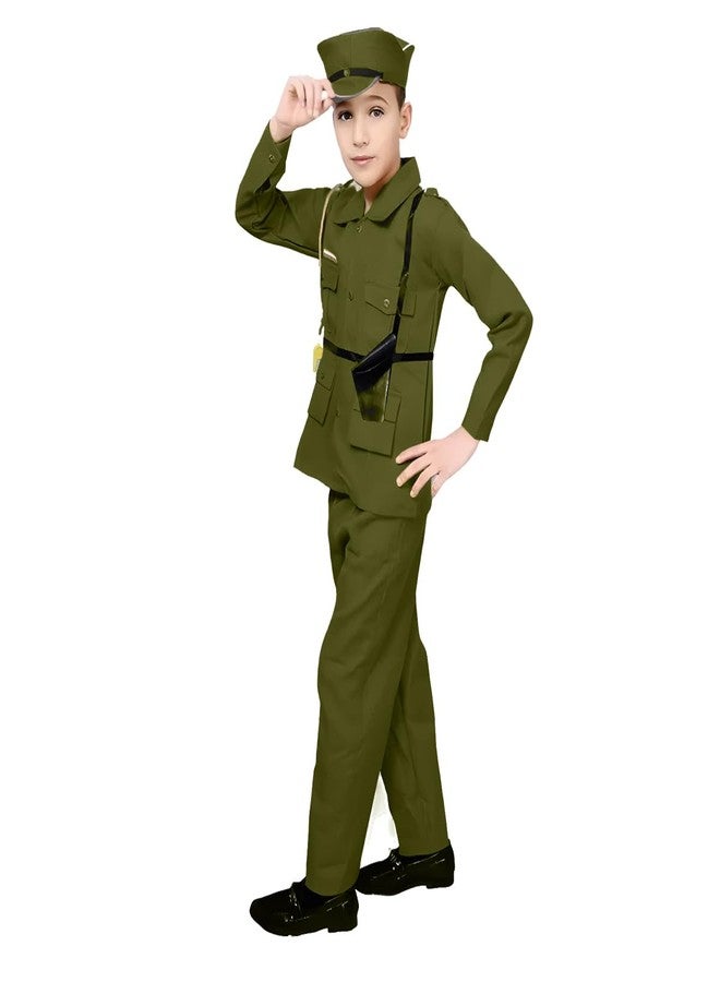 فانسي دريسويل أزياء الجيش والشرطة وقوات الأمن الحدودية والزي العسكري من FancyDressWale، زي سوبهاش تشاندرا بوس للأطفال (سوبهاش تشاندرا بوس، 2-3 سنوات) - Image 5